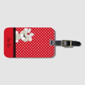 niedlicher Teddybär Gepäckanhänger (Vorderseite (Horizontal))