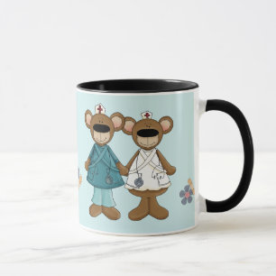 Niedlicher Teddybär Geschenk für Krankenpflege Tasse