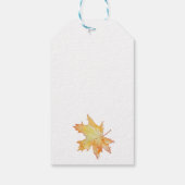 Niedlicher Teddybär in einer rosa Jacke Danke Geschenkanhänger (Rückseite)