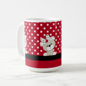 niedlicher Teddybär Kaffeetasse (Vorderseite Links)
