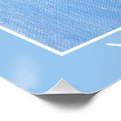 Niedlicher Teddybär mit Balloons Ball Car Kid`s Poster (Ecke)