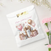 Niedlicher Teddybär mit Balloons und Geschenken Geschenktütchen (Versiegelt)
