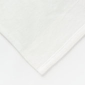 Niedlicher Teddybär mit Bouquet-Blume Fleecedecke (Ecke)