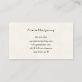 Niedlicher Teddybär mit Weihnachtsgeschenken Visitenkarte (Rückseite)