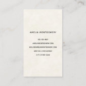 Niedlicher Teddybär mit Weihnachtsgeschenken Visitenkarte (Rückseite)