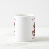 Niedlicher Teddybär mit Weihnachtspulli und Hut Kaffeetasse (Mittel)