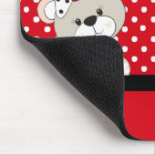 niedlicher Teddybär Mousepad (Ecke)