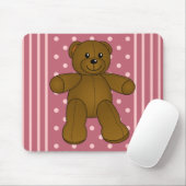 Niedlicher Teddybär Mousepad (Mit Mouse)