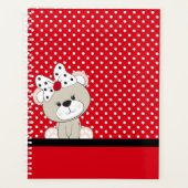 niedlicher Teddybär Planer (Vorderseite)