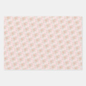 Niedlicher Teddybär Rosa Kariert koordiniert Geschenkpapier Set (Vorderseite 2)