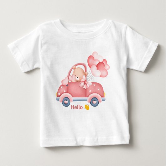 Niedlicher Teddybär zum Shirt für Kinder (Vorderseite)