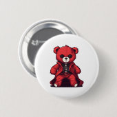 Niedlicher Teddyboy Button (Vorne & Hinten)