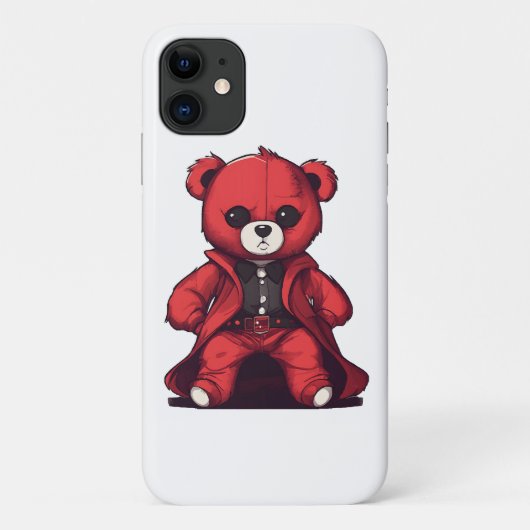 Niedlicher Teddyboy Case-Mate iPhone Hülle (Rückseite)