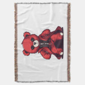 Niedlicher Teddyboy Decke (Vorderseite Vertikal)