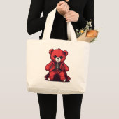 Niedlicher Teddyboy Jumbo Stoffbeutel (Vorderseite (Produkt))