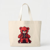 Niedlicher Teddyboy Jumbo Stoffbeutel (Vorne)
