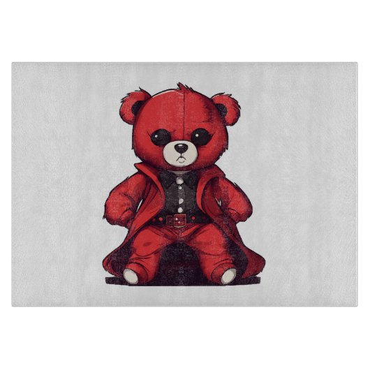 Niedlicher Teddyboy Schneidebrett (Vorderseite)