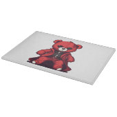 Niedlicher Teddyboy Schneidebrett (Ecke)