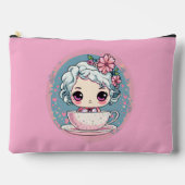 Niedlicher Tee-Cup Puppenkupplung Zubehörtasche (Vorderseite)