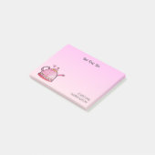 Niedlicher Tee Lover Inspiration, gemütliche Bühne Post-it Klebezettel (angewinkelt)