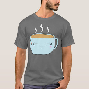 Niedlicher Teecup Blau T-Shirt