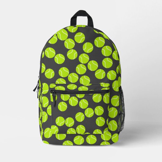 Niedlicher Tennis-Backpack Bedruckter Rucksack (Vorderseite)