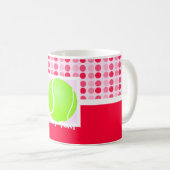 Niedlicher Tennis-Ball Kaffeetasse (VorderseiteRechts)