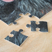 Niedlicher Terrier Dog Malerei Puzzle (Seite)