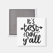 Niedlicher Testtag für Studierende Magnet (Vorderseite/Rückseite)