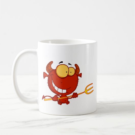 Niedlicher Teufel Kaffeetasse (Links)