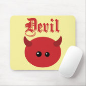 Niedlicher Teufel Mousepad (Mit Mouse)