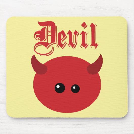 Niedlicher Teufel Mousepad (Vorne)