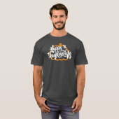 Niedlicher Text auf Kürbis zum Erntedank T-Shirt (Vorne ganz)