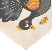 Niedlicher Thanksgiving Table Runner Mittelgroßer Tischläufer (Ecke)