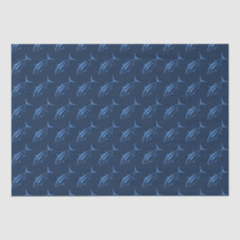 Niedlicher Thunfisch aus Weißer Thun in Ägäischem  Seidenpapier