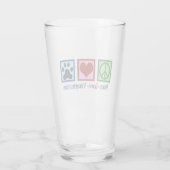 Niedlicher Tierarzt Glas (Rückseite)