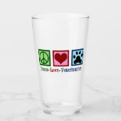 Niedlicher Tierarzt Glas (Vorderseite)