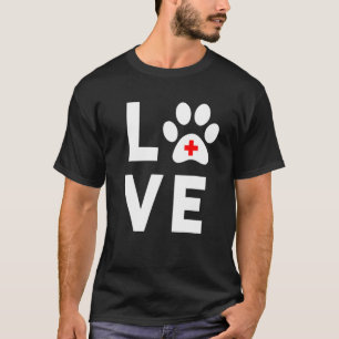 Niedlicher Tierarzt I Liebe Tiere Tierärztliche Ti T-Shirt