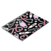 Niedlicher Tierarzt/Veterinärtechniker-Liebe Notizblock (Linke Seite)