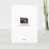 Niedlicher tierärztlicher Graduat - Ranch Farm Hor Karte (Rückseite)