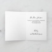 Niedlicher tierärztlicher Hund Dankeskarte (Innenseite)