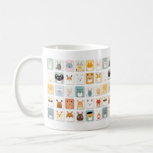 NIEDLICHER TIERE 4 TASSE (Links)