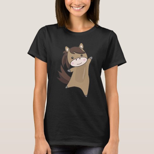 Niedlicher Tiere Brown T-Shirt (Vorderseite)