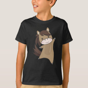 Niedlicher Tiere Brown T-Shirt