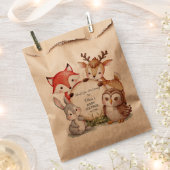 Niedlicher Tiere für Baby-Dusche aus Holz Geschenktütchen (Ausgeschnitten)