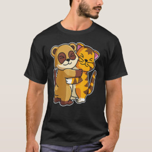Niedlicher Tiere für Frauen Cuddlin T-Shirt