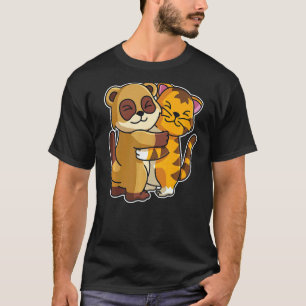Niedlicher Tiere für Frauen Cuddlin T-Shirt