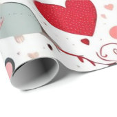 Niedlicher Tiere Geschenkideen Papier Geschenkpapier (Rolleneckpunkt)