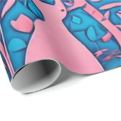 Niedlicher Tiere Geschenkideen Papier Geschenkpapier (Rolleneckpunkt)