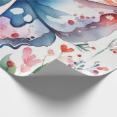 Niedlicher Tiere Geschenkideen Papier Geschenkpapier (Ecke)